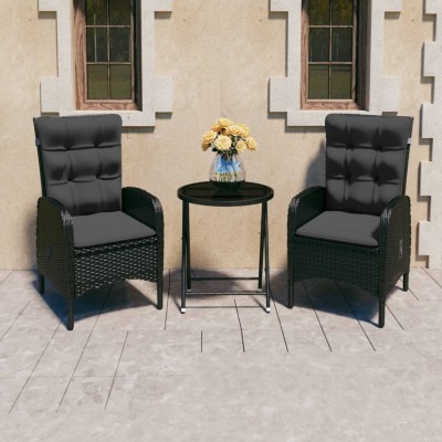 Bistro set, 3 pieces,...