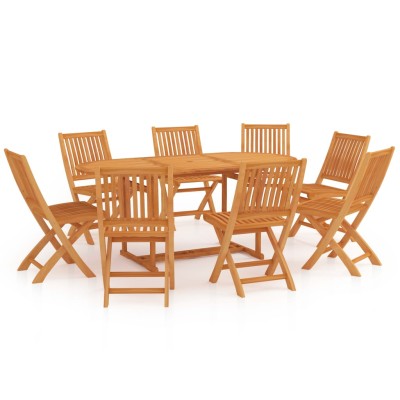 Garden dining set, 9...