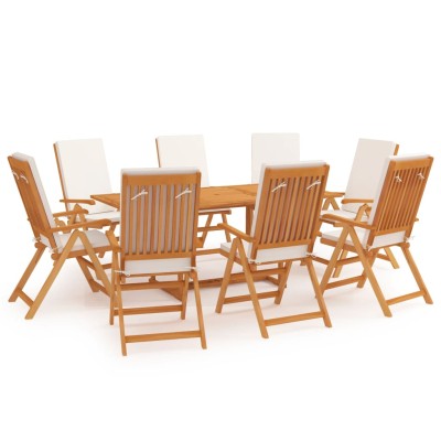 Dining set with pillows, 9...