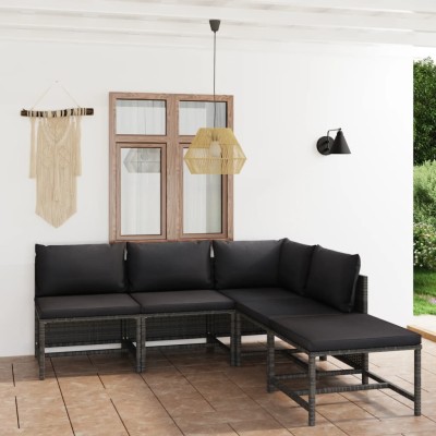 Garden set with cushions, 5...