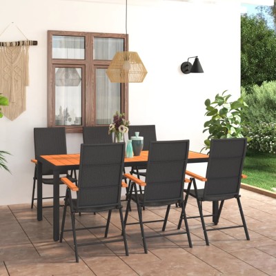 Garden dining set, 7...