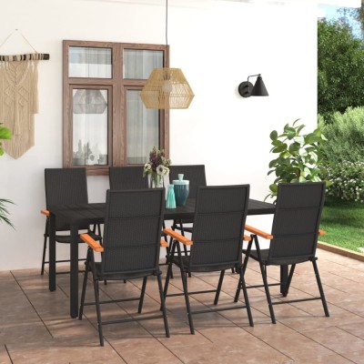 Garden dining set, 7...