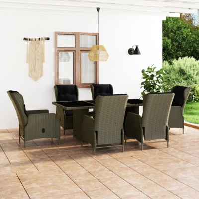Outdoor set with pillows, 7...