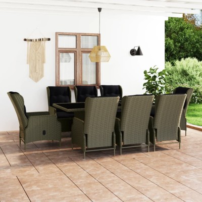 Outdoor set with pillows, 9...