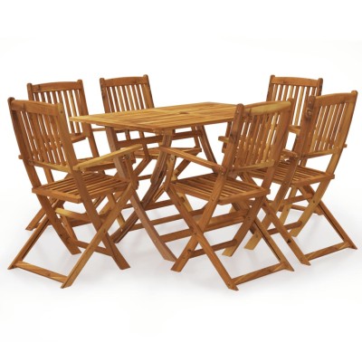 Folding dining set, 7...
