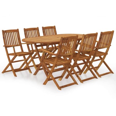 Folding dining set, 7...