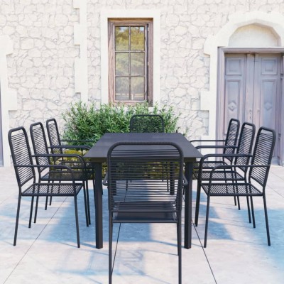 Garden dining set, 9...