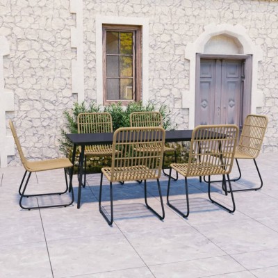 Outdoor dining set, 7...