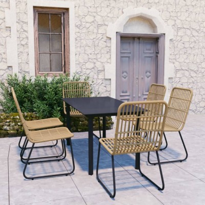 Outdoor dining set, 7...