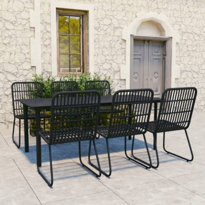 Outdoor dining set, 7...