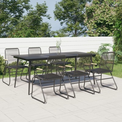 Garden dining set, 7...