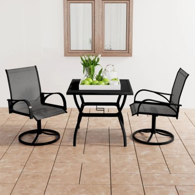 Garden dining set, 3-piece,...