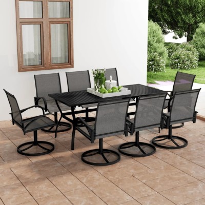 Garden dining set, 9...