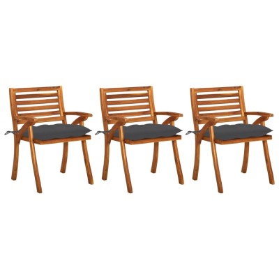 Garden dining chairs with...