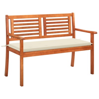 Double garden bench with...