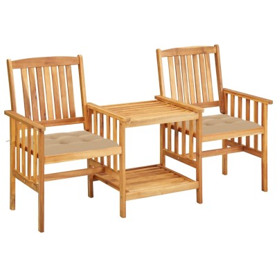 Garden chairs with tea...