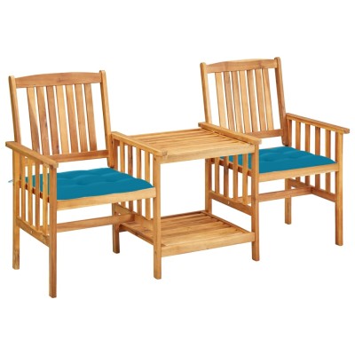 Garden chairs with tea...