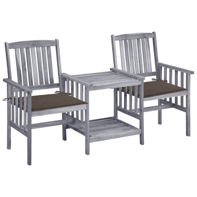 Garden chairs with tea...