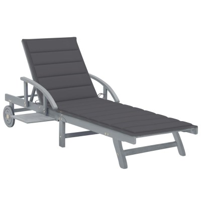 Garden sun lounger with...