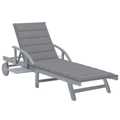 Garden sun lounger with...