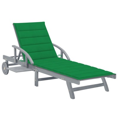 Garden sun lounger with...