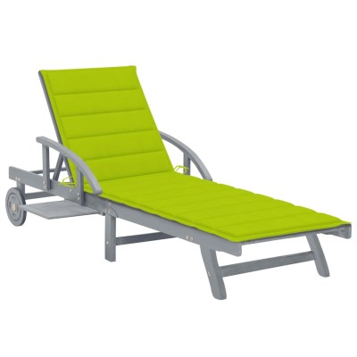Garden sun lounger with...