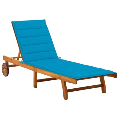 Garden sun lounger with...