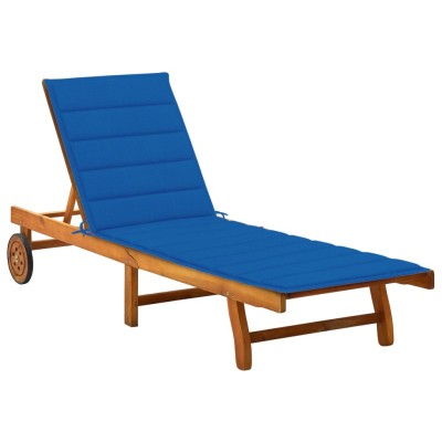 Garden sun lounger with...