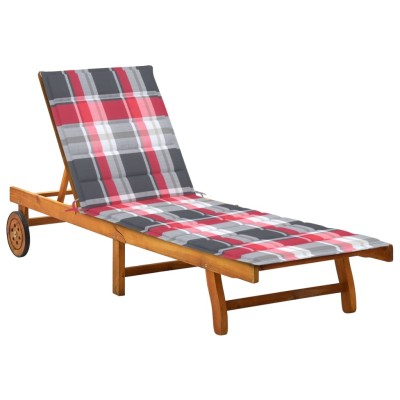 Garden sun lounger with...