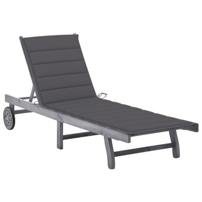 Garden sun lounger with...