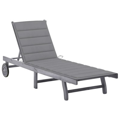 Garden sun lounger with...