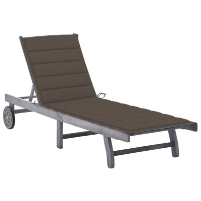 Garden sun lounger with...