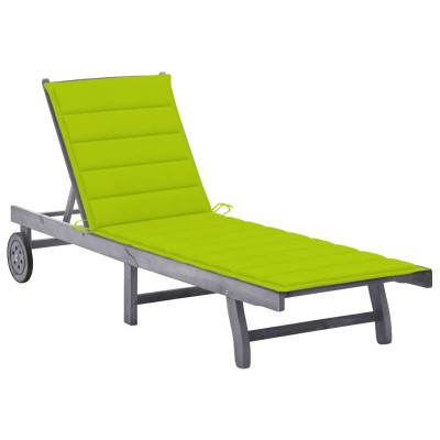 Garden sun lounger with...