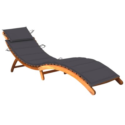 Garden sun lounger with...