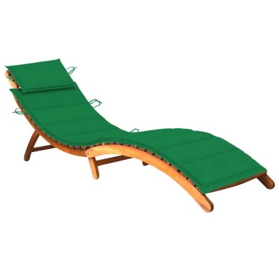 Garden sun lounger with...