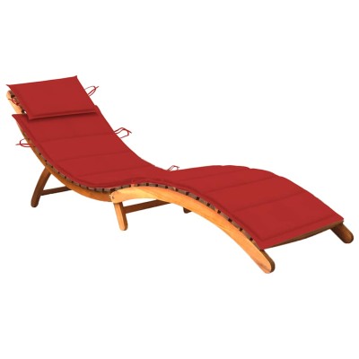 Garden sun lounger with...