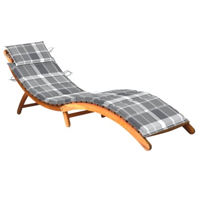 Garden sun lounger with...