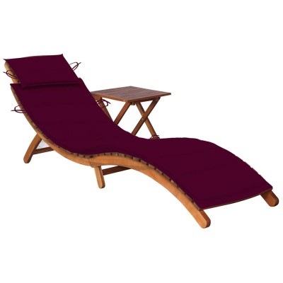 Garden sunbed with table...