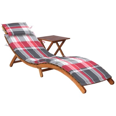 Garden sunbed with table...