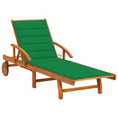 Garden sun lounger with...
