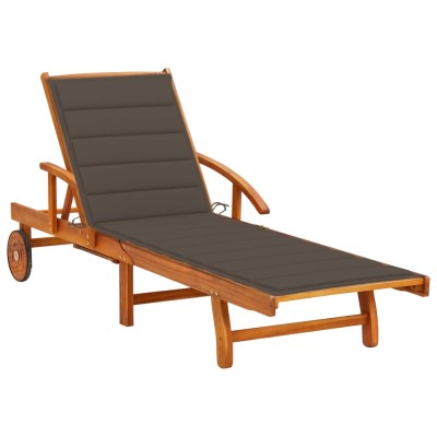 Garden sun lounger with...