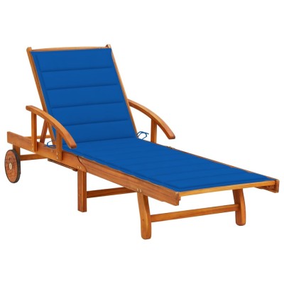 Garden sun lounger with...