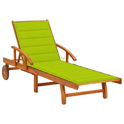 Garden sun lounger with...