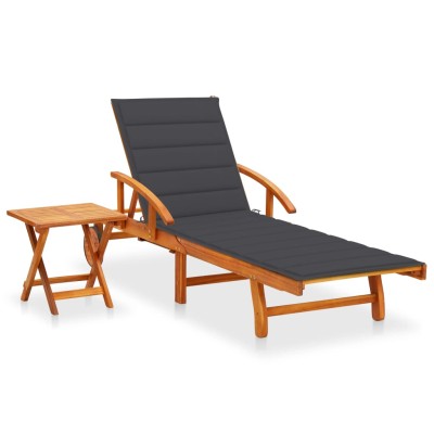 Garden sunbed with table...