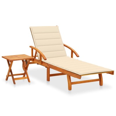 Garden sunbed with table...
