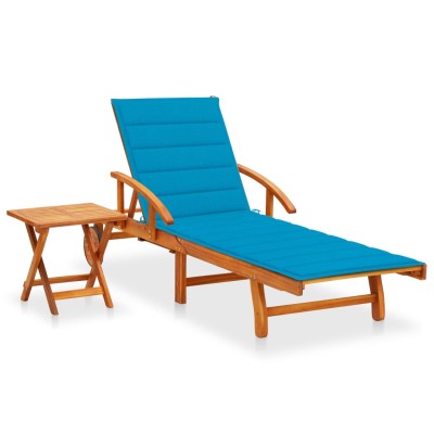 Garden sunbed with table...