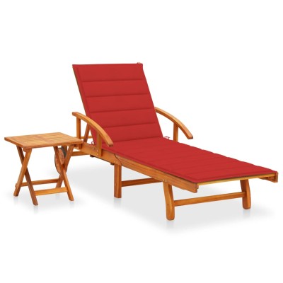 Garden sunbed with table...