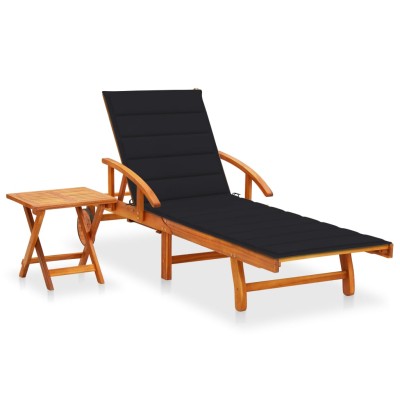 Garden sunbed with table...