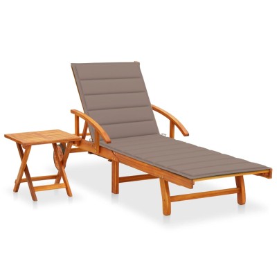 Garden sunbed with table...