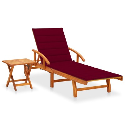 Garden sunbed with table...